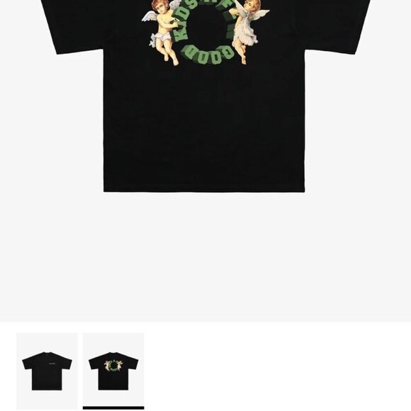 Men's A Few Good Kids Cherub Cupid Black Logo T-shirt - Size M - Picture 5 of 10